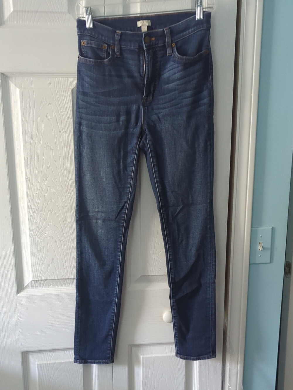 J. Crew Dark Blue Skinny Jeans